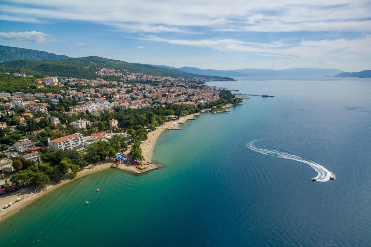 Vila Sani Crikvenica Leilighet Eksteriør bilde